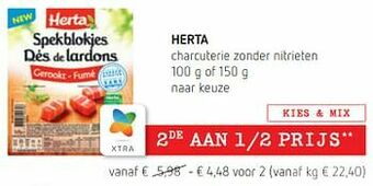 Spar Colruyt Herta charcuterie zonder nitrieten aanbieding