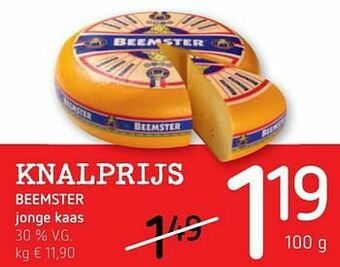 Spar Colruyt Beemster jonge kaas aanbieding