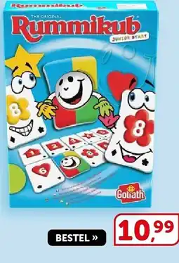 Boekenvoordeel Goliath Rummikub Junior Start board aanbieding
