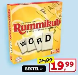 Boekenvoordeel Goliath Rummikub Word aanbieding