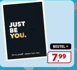 Boekenvoordeel Cadeaus Just be you aanbieding