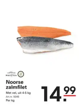 Sligro Noorse zalmfilet aanbieding