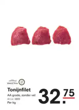 Sligro Tonijnfilet aanbieding