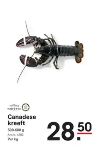 Sligro Canadese kreeft aanbieding