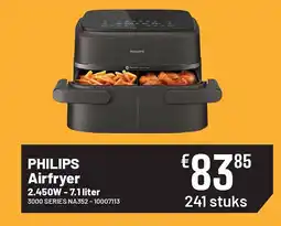 Electro Depot PHILIPS Airfryer 2.450W - 3000 SERIES NA352 aanbieding