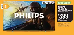 Electro Depot PHILIPS 4K UHD TV Wifi - Bluetooth - 3 HDMI 65PUS7000/12 aanbieding