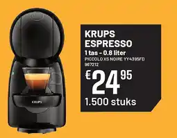 Electro Depot KRUPS ESPRESSO 1 tas aanbieding