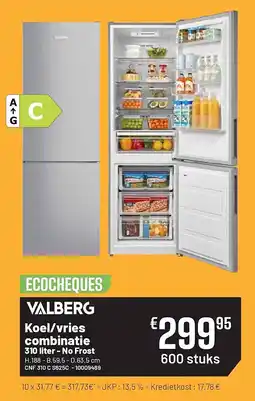 Electro Depot Koel/vries combinatie - No Frost aanbieding