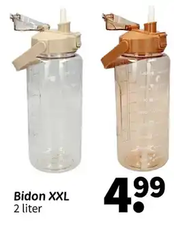 Wibra Bidon XXL aanbieding