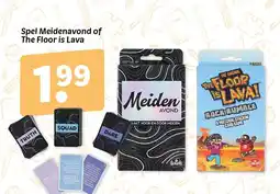 Wibra Spel meidenavond of the floor is lava aanbieding