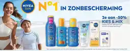 Supra Bazar Geldig op het hele gamma NIVEA zonbescherming aanbieding