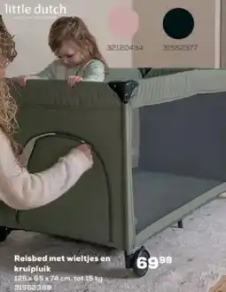 Supra Bazar Reisbed met wieltjes en kruipluik aanbieding