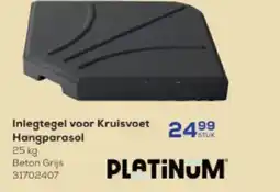 Supra Bazar Inlegtegel voor Kruisvoet Hangparasol aanbieding