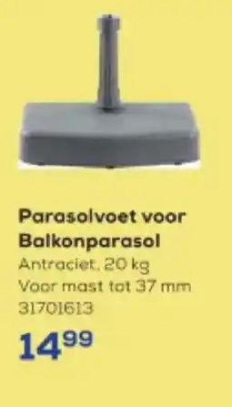 Supra Bazar Parasolvoet voor Balkonparasol aanbieding