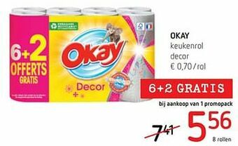 Spar Colruyt Okay keukenrol decor aanbieding