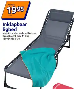 Action Inklapbaar ligbed aanbieding