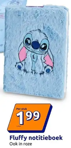 Action Fluffy notitieboek aanbieding