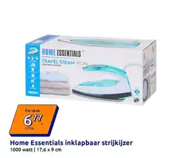 Action Home Essentials inklapbaar strijkijzer aanbieding