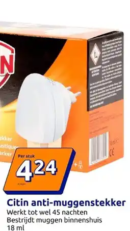 Action Citin anti-muggenstekker aanbieding