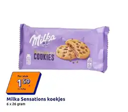 Action Milka Sensations koekjes aanbieding