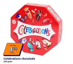 Action Celebrations chocolade aanbieding