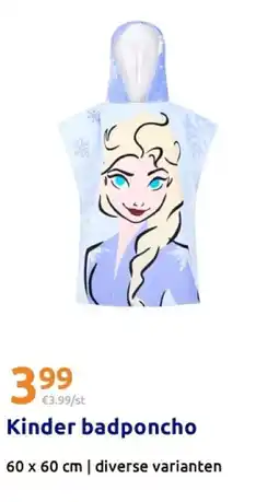 Action Kinder badponcho aanbieding