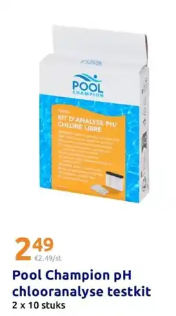 Action Pool Champion pH chlooranalyse testkit aanbieding
