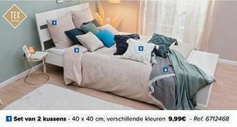 Carrefour Set van 2 kussens aanbieding