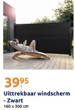 Action Uittrekbaar windscherm aanbieding