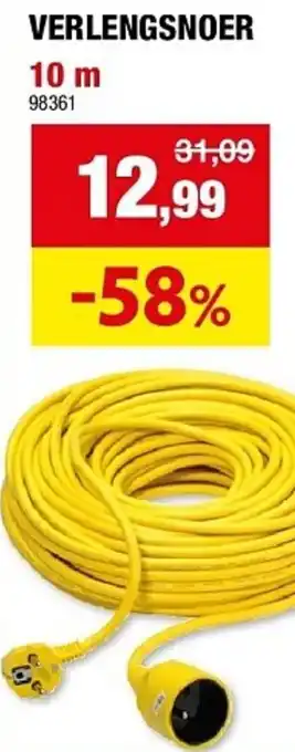 Hubo Verlengsnoer aanbieding