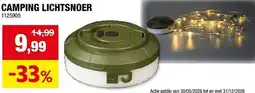 Hubo Camping lichtsnoer aanbieding