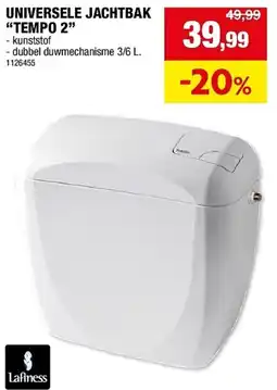 Hubo Universele jachtbak TEMPO 2 aanbieding