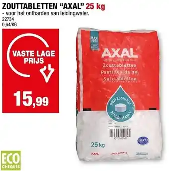 Hubo Zouttabletten AXAL aanbieding