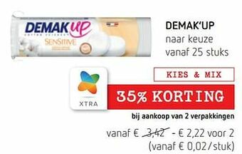 Spar Colruyt Demak’up aanbieding