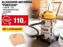 Hubo Powerplus alleszuiger nat/droog POWX3240 aanbieding