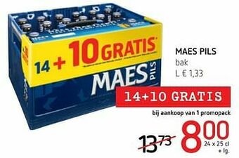 Spar Colruyt Maes pils aanbieding