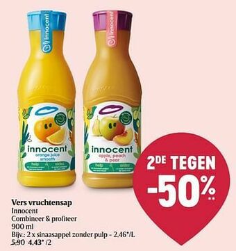 Delhaize Sinaasappel zonder pulp aanbieding