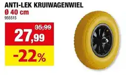 Hubo Anti-lek kruiwagenwiel aanbieding