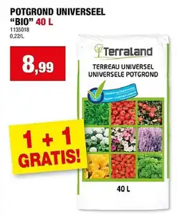 Hubo Potgrond universeel bio aanbieding