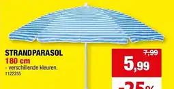 Hubo Strandparasol aanbieding