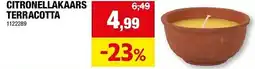 Hubo Citronellakaars terracotta aanbieding