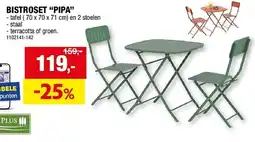 Hubo Bistroset pipa aanbieding