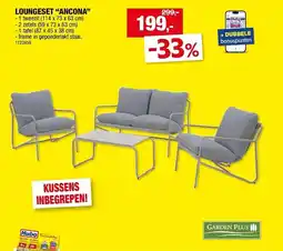 Hubo Loungeset ancona aanbieding