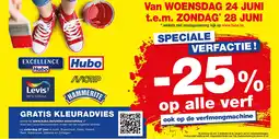 Hubo op alle verf aanbieding