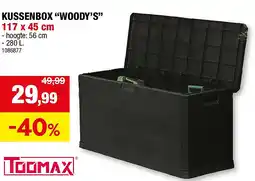 Hubo KUSSENBOX “WOODY’S” aanbieding