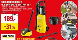 Hubo HOGEDRUKREINIGER “K4 UNIVERSAL EDITION T5” aanbieding