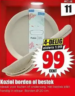 Dirk NL Koziol borden of bestek aanbieding