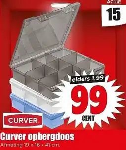 Dirk NL Curver opbergdoos aanbieding