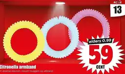 Dirk NL Citronella armband aanbieding