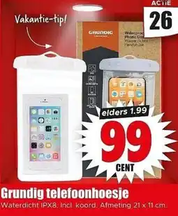 Dirk NL Grundig telefoonhoesje aanbieding